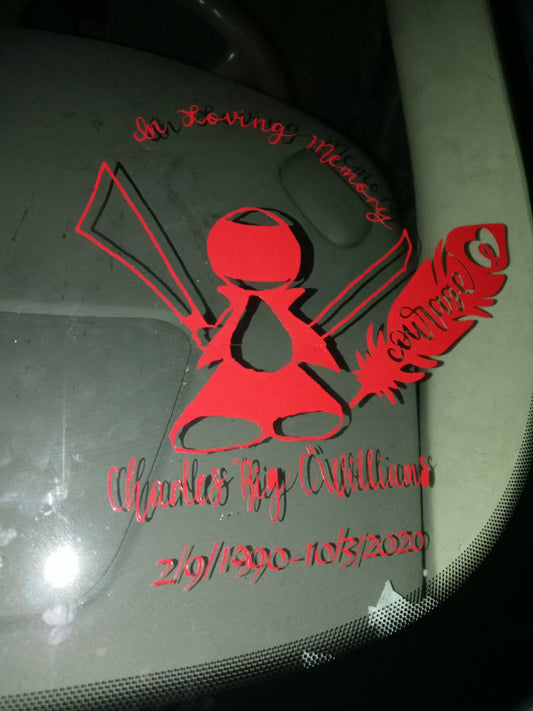 (PERMANENT) Window Decals